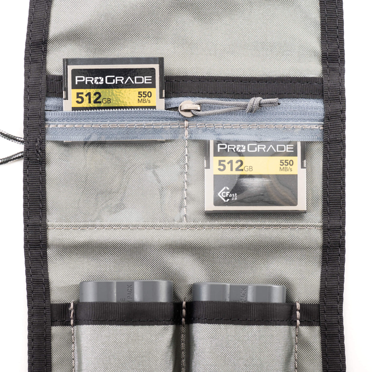 Think Tank Cards & Power V2.0 Speicherkartenetui – für SD, microSD, CFexpress Typ B und andere – Schwarz