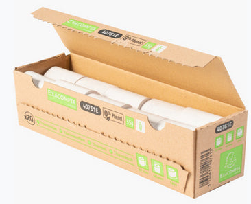 Exacompta Thermorolle – 57 mm × 18 m, ohne Kern, BPA-frei – 20 Stk.
