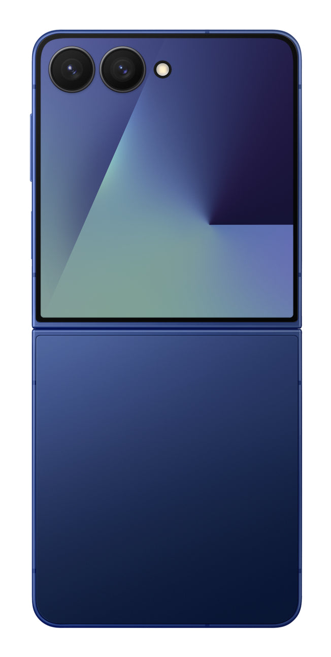 Samsung Galaxy Z Flip7 – blau, 6,8", 2520 × 1080, Android, 512 GB, 12 GB, eSIM, 5G, NFC