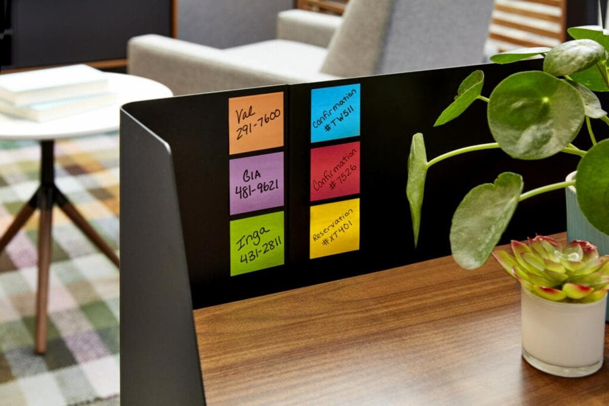 Post-it Super Sticky Haftnotizen – 76×76 mm – sortiert, 16×90 Blätter