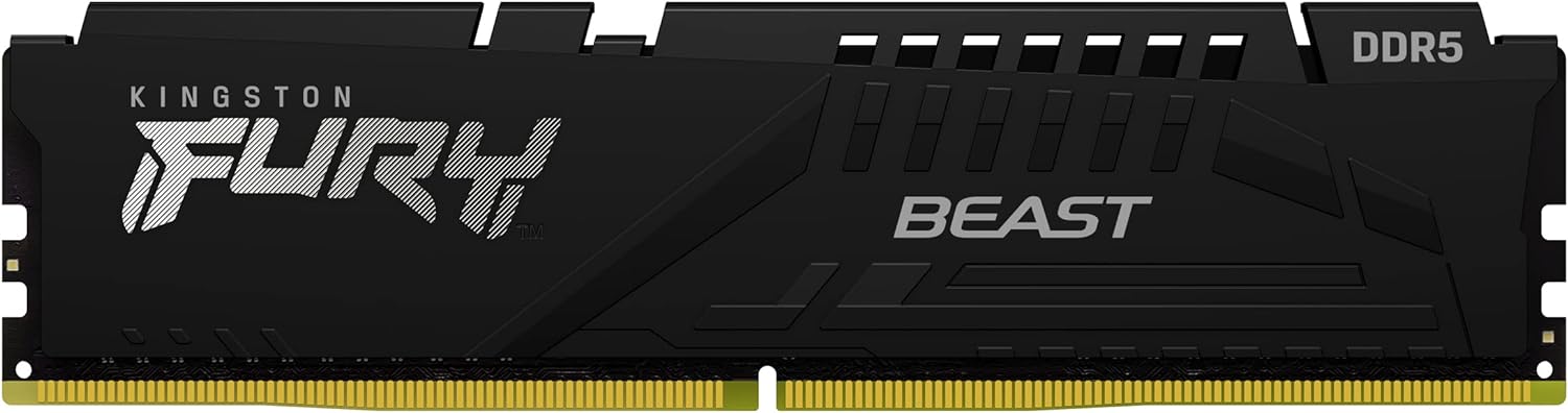 Kingston Technology Kingston Fury Beast – Arbeitsspeicher – 16 GB DDR5 6400 MT/s CL32, 288-poliger DIMM, Schwarz, EXPO