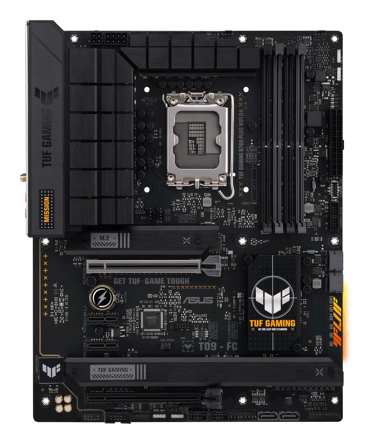 ASUS TUF GAMING B760-PLUS WIFI D4 – Mainboard – LGA 1700, Intel B760, ATX, DDR4