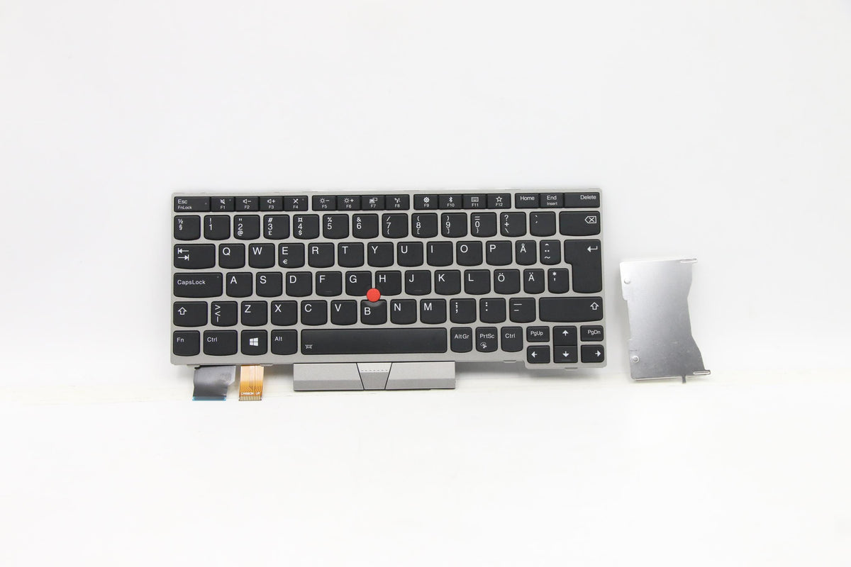 Lenovo Notebook-Ersatztastatur – QWERTY (Nordisch) – Silber – für ThinkPad L13 Yoga (20R5, 20R6)