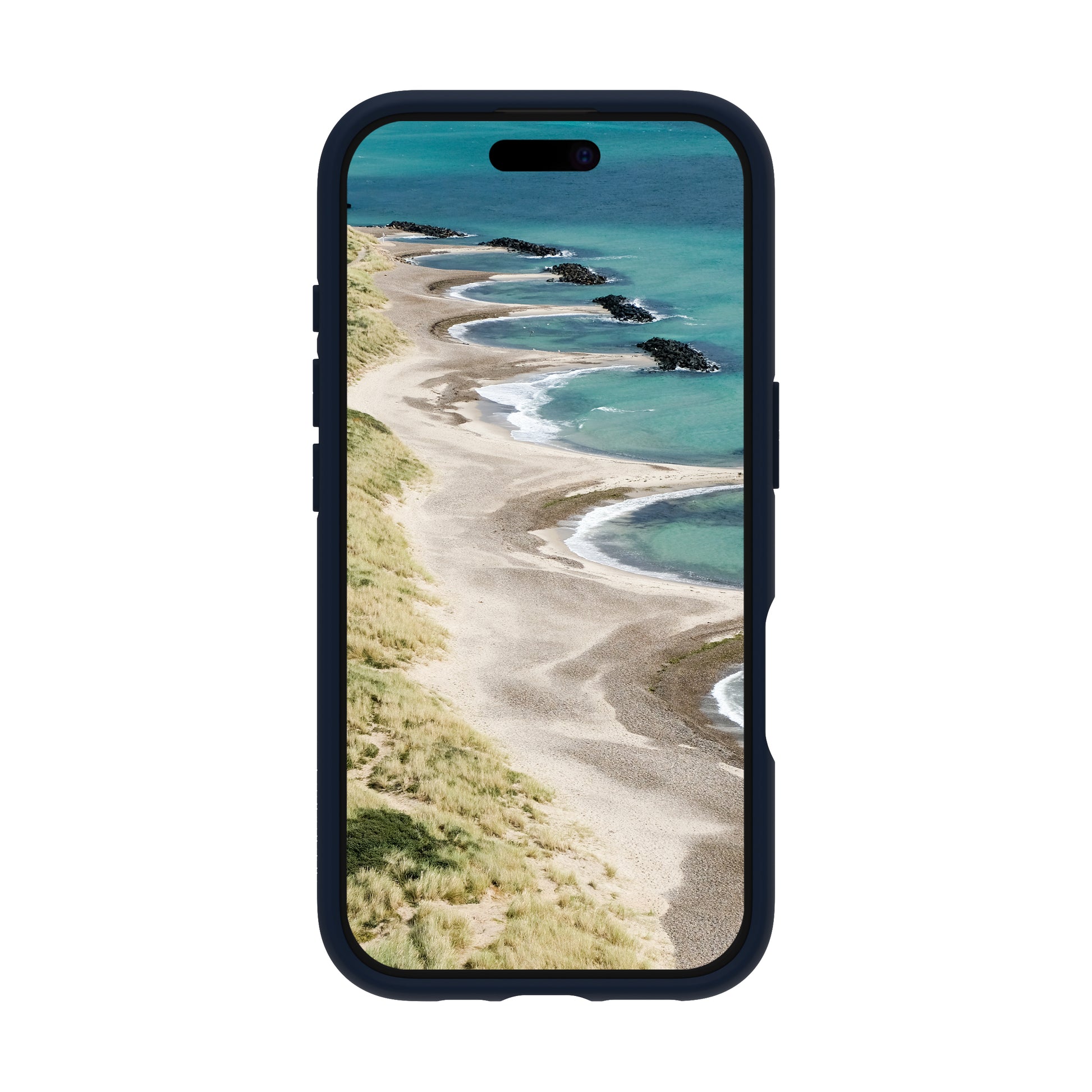 dbramante1928 Grenen Backcover – für Apple iPhone 16, MagSafe, Kunststoff, blau, bis 2 m sturzsicher