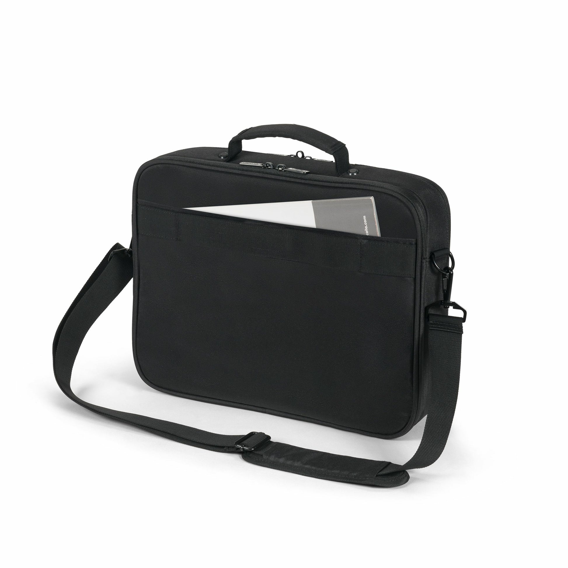 DICOTA Notebook-Tasche bis 17,3" – Wasserabweisend, 100% recyceltes PET – Schwarz