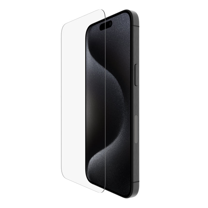 Belkin Displayschutzglas ScreenForce Pro UltraGlass2 – für Apple iPhone 15 Pro Max – gehärtetes Glas