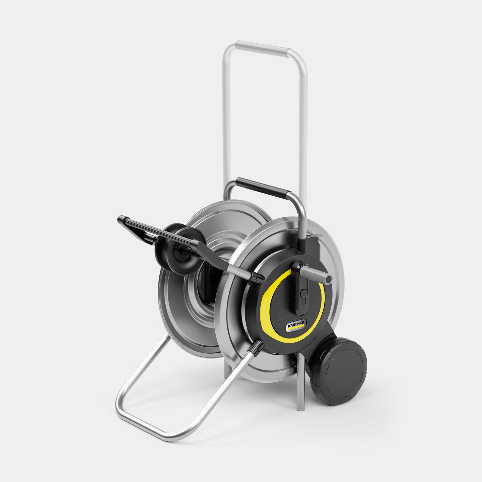 Kärcher HT 6 M Schlauchwagen – manuell, mit 2 Rädern, schwarz, B 475 × H 896 × T 565 mm