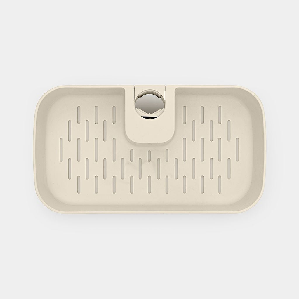 Brabantia Seifenhalter (Wand) – Kunststoff, 2 kg Tragkraft, Befestigung: Diverse, 13,3×24,4×7,5 cm, Beige