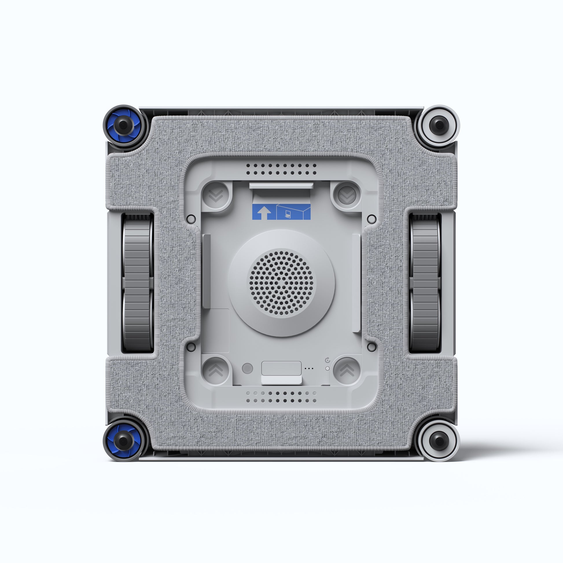 Ecovacs Reinigungsgerät WINBOT W3 OMNI – 110 min Betriebsdauer – Silber, Weiss – 27,0 × 27,0 × 7,6 cm