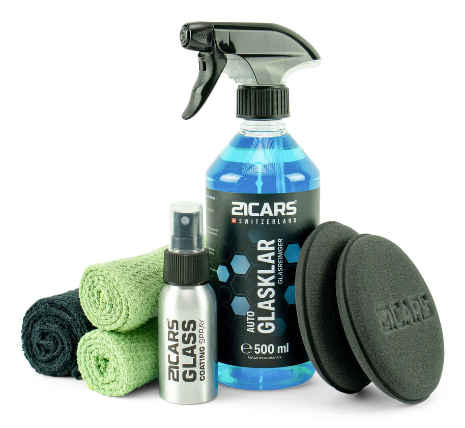 21CARS Glasversiegelung – für Glas, 50 ml, Set (7-teilig)