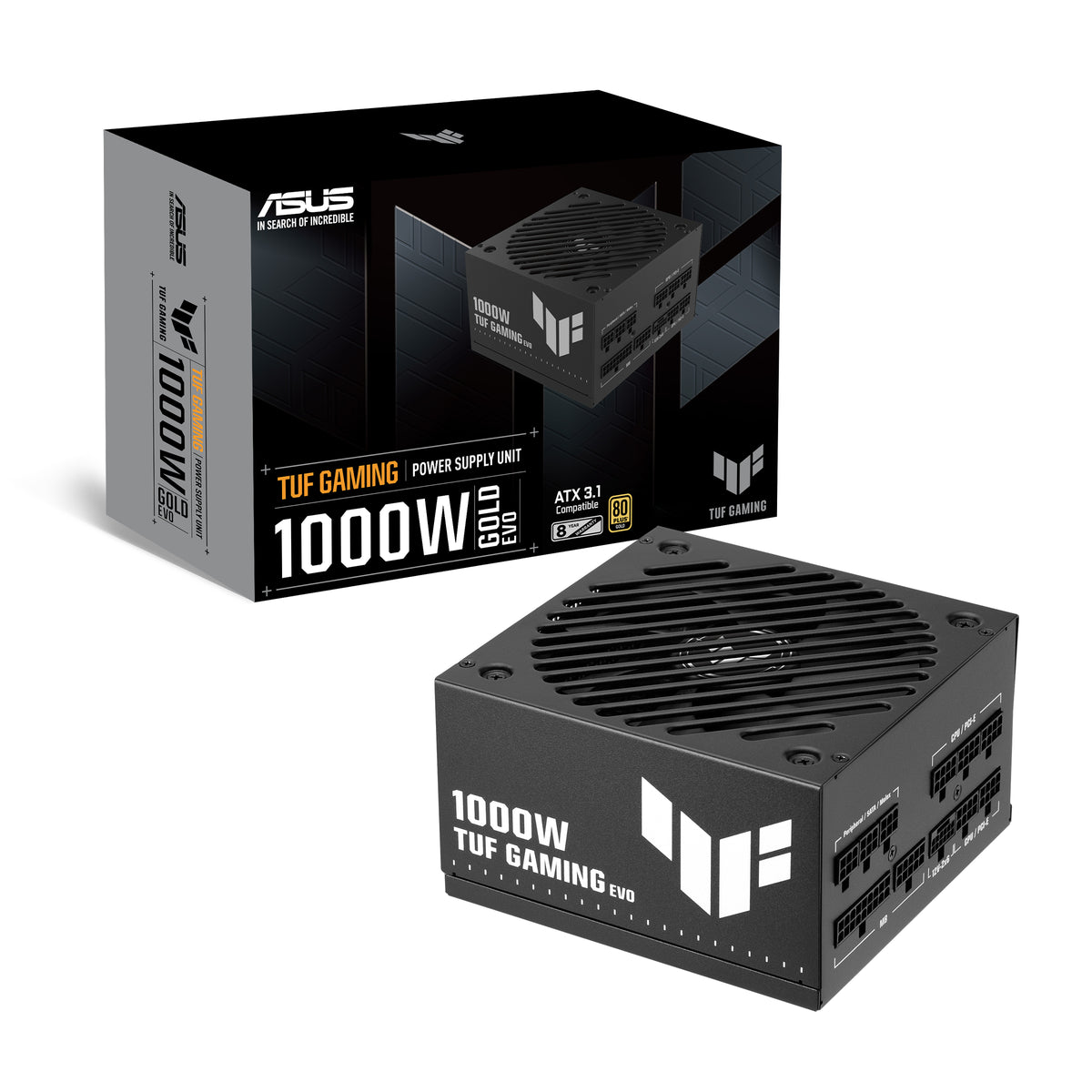 ASUS TUF Gaming ATX-Netzteil 1000 W 80 PLUS Gold – vollmodular, ATX 3.1, 12VHPWR