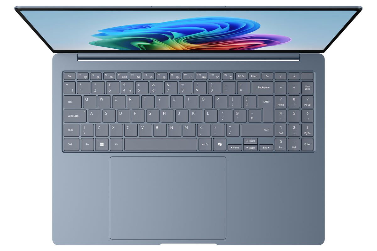 Samsung Galaxy Book6 Edge – 16" WQXGA+ Touch, Snapdragon X2E-88-100, 16 GB, 512 GB SSD, Win 11 Home