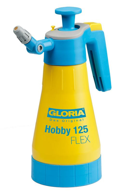 GLORIA Drucksprüher Hobby 125 – 1,25 l, Kunststoff, Gelb