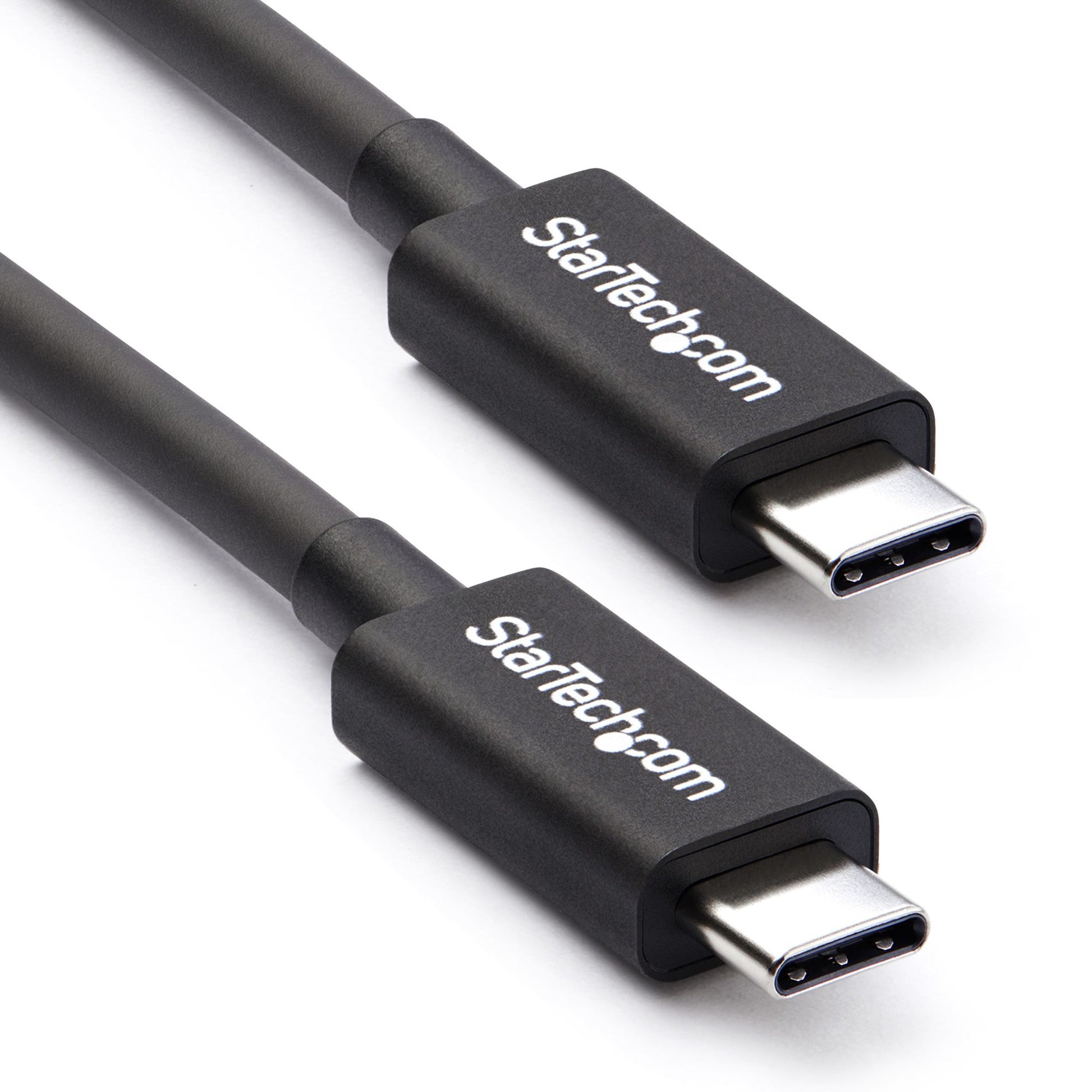 StarTech.com Thunderbolt 3 (USB-C) Kabel – 40 Gbit/s – 0,5 m – PD 100 W – Schwarz