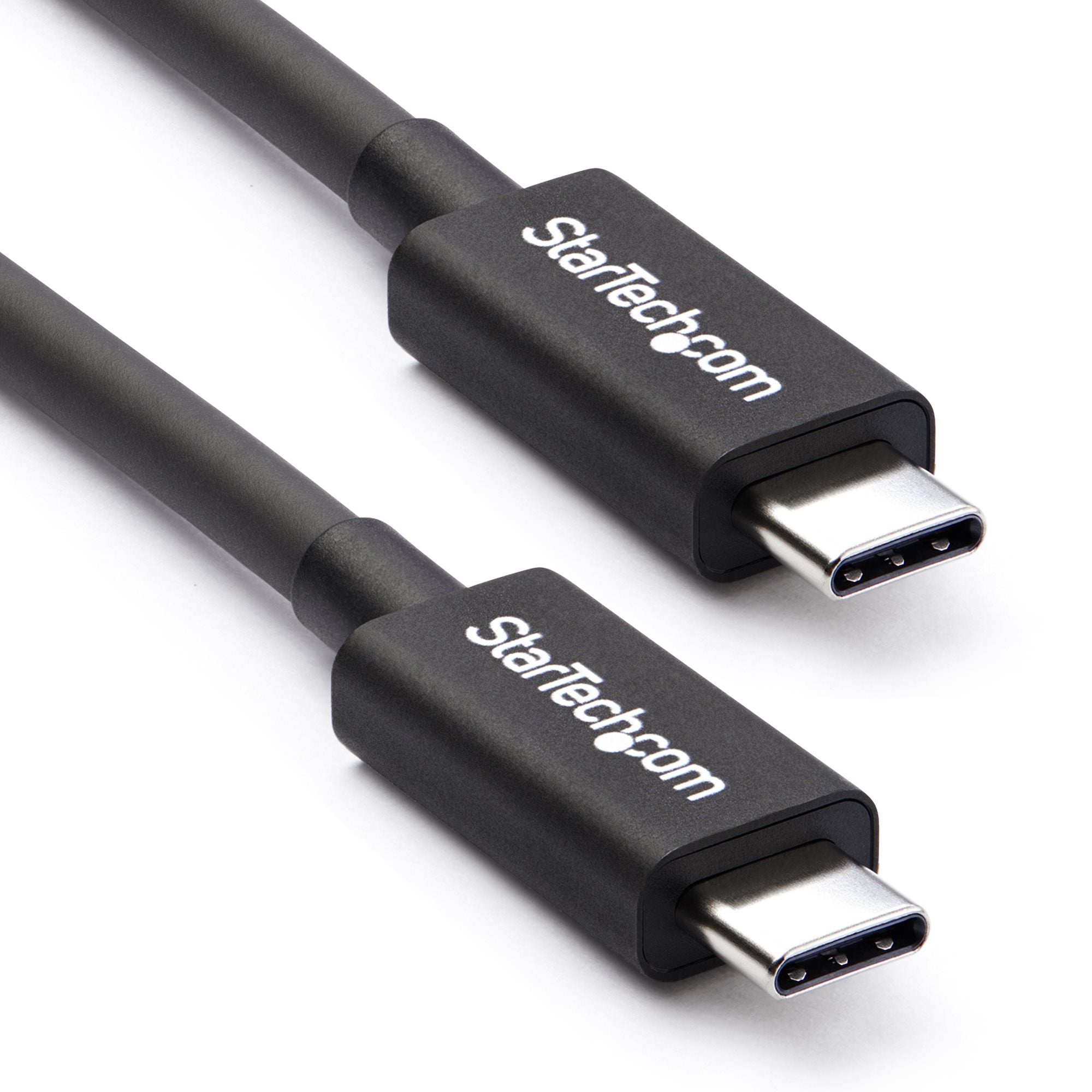 StarTech.com Thunderbolt 3 (USB-C) Kabel – 20 Gbit/s – 2 m – PD 100 W – Schwarz – für USB4 und mehr