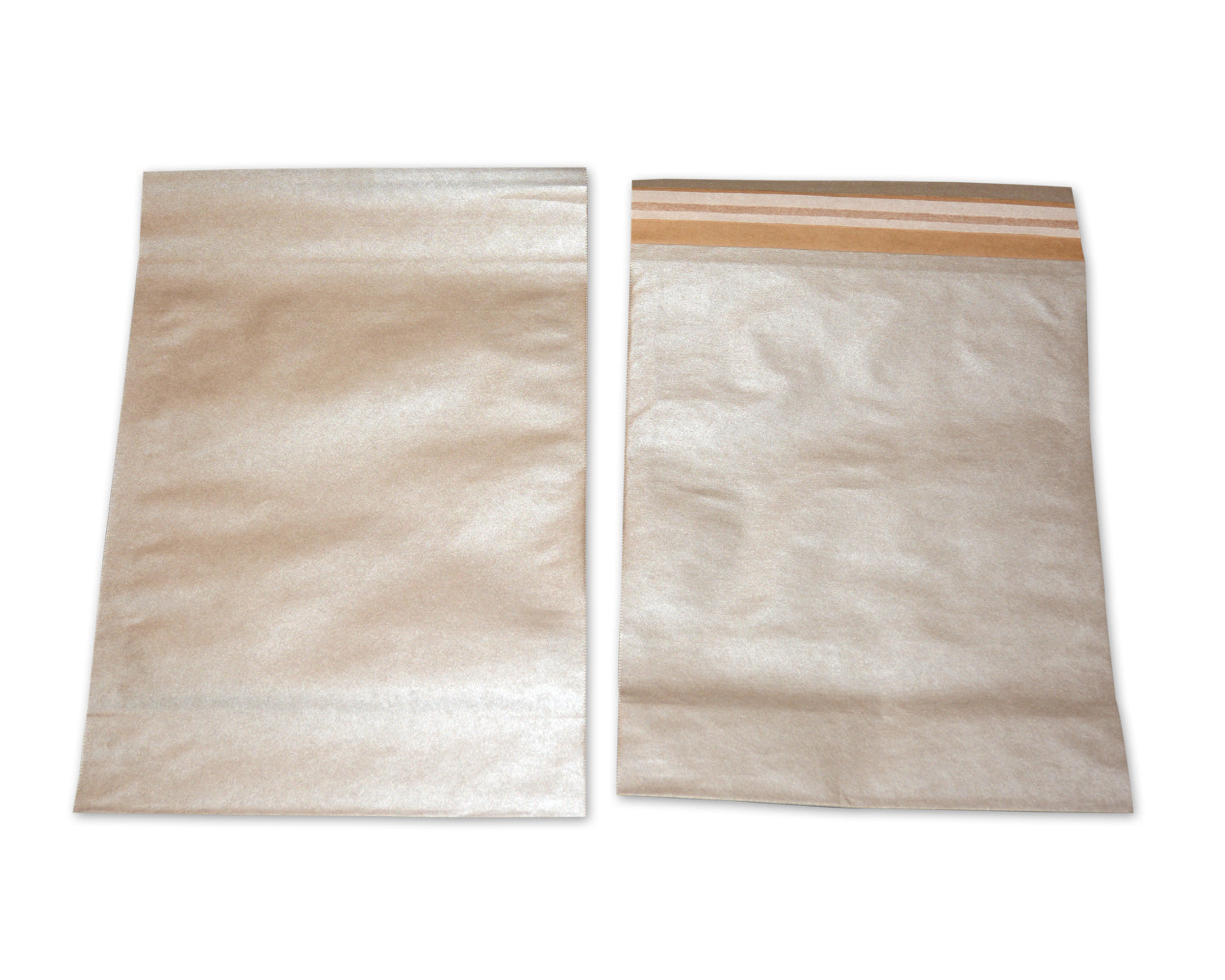 Elco Geschenkbeutel – Kraftpapier, Platin, matt – 300 × 400 × 100 mm – 25 Stk.