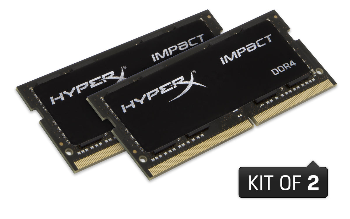 Kingston Technology HyperX HX429S17IBK2/64 – 64 GB (2×32 GB) DDR4 2933 MHz SO-DIMM, CL17, Schwarz