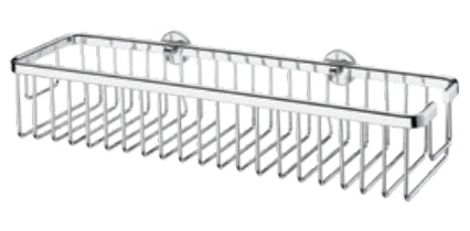 TESA Seifenhalter (Wand) – Edelstahl, Klebestreifen (kein Bohren), 45×12,5×9,2 cm