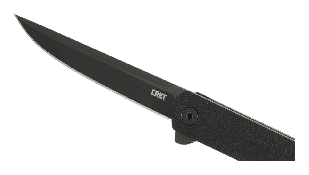 CRKT CEO Flipper – Klappmesser 85 mm, Liner-Lock, Schwarz