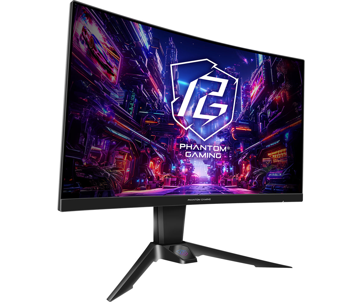 ASRock PG27QRT2A – 27" Gebogener 1500R, 2560 × 1440 (WQHD), VA, 180 Hz, DisplayHDR 400