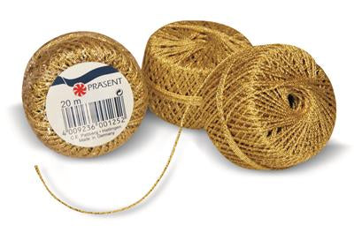 Pattberg Geschenkband Kordel Gold – 2 mm × 20 m