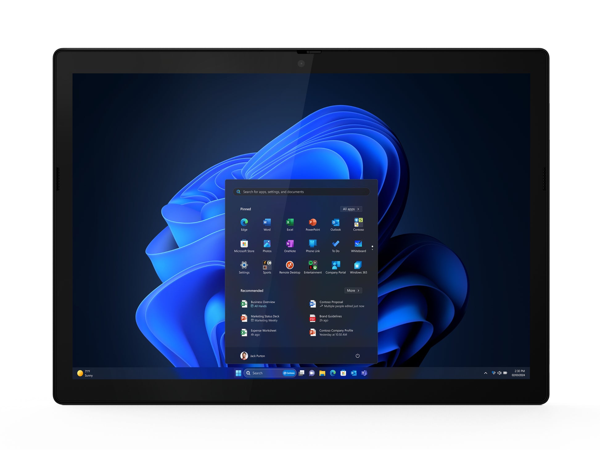 Lenovo ThinkPad X12 Detachable Gen 2 – 12,3", 1 TB, 32 GB RAM, LTE, Schwarz