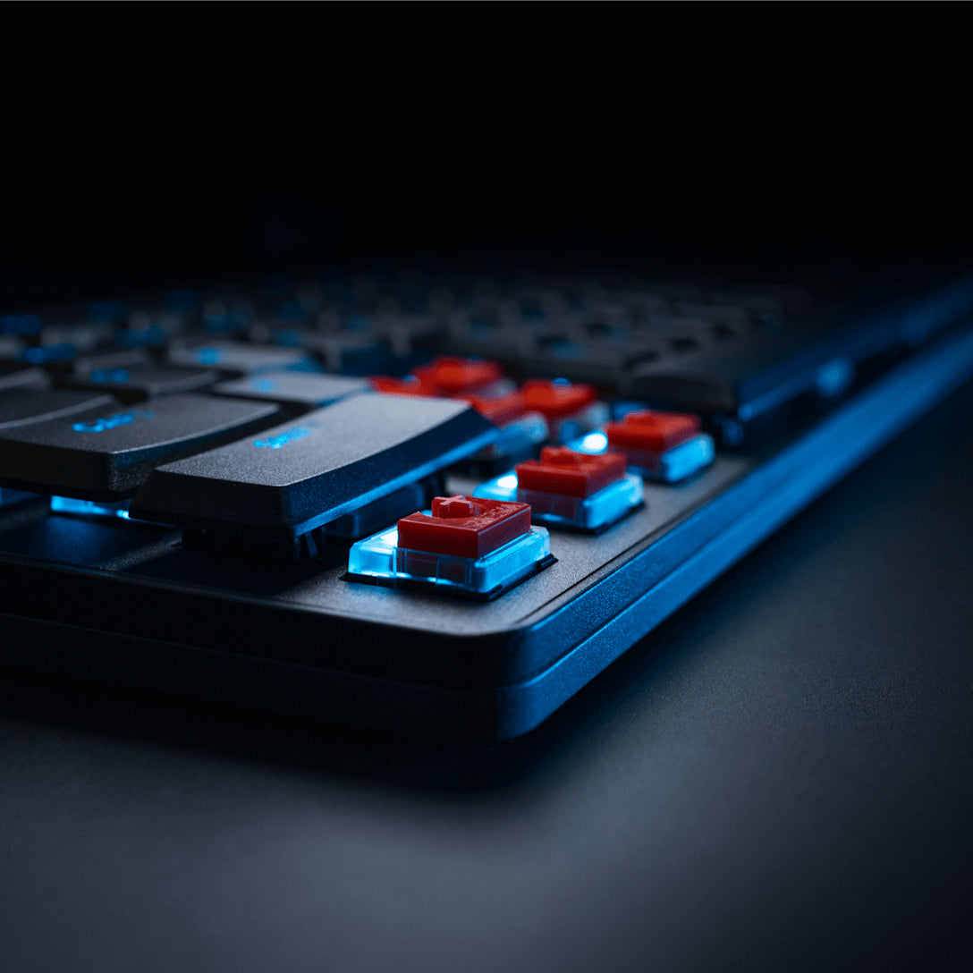 Logitech G G515 RAPID TKL – Gaming-Tastatur – mechanisch, kabelgebunden (USB-C) – RGB – QWERTZ (DE) – Schwarz