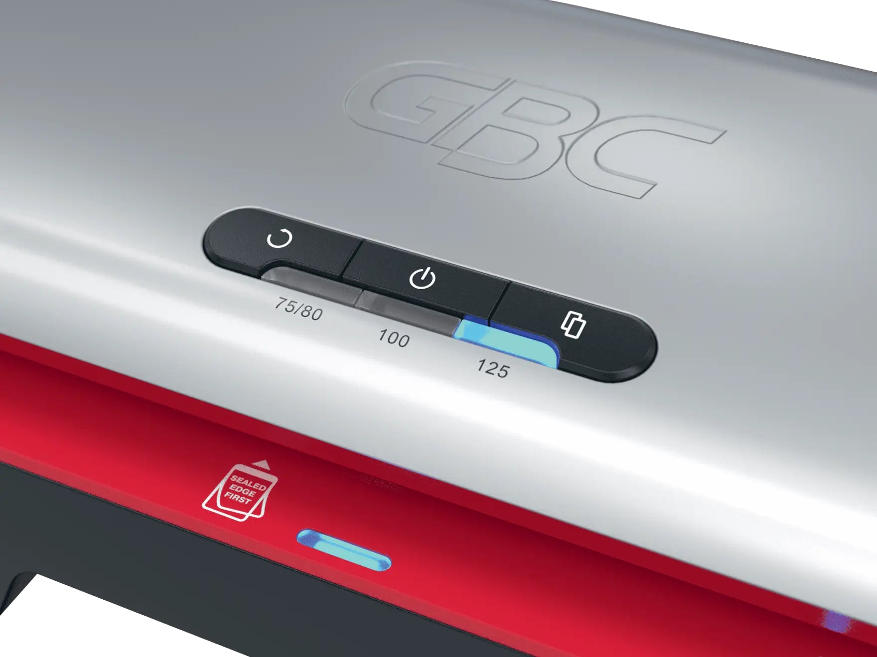 GBC Laminiersystem 250 Laminiergerät A4 – 2-Rollen, 75–125 µm, Aufheizzeit 1 Min., 500 mm/min, Silber