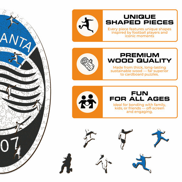 Iconic Puzzles Atalanta BC - Logo – Logikspiel, ab 10 J., 180 min