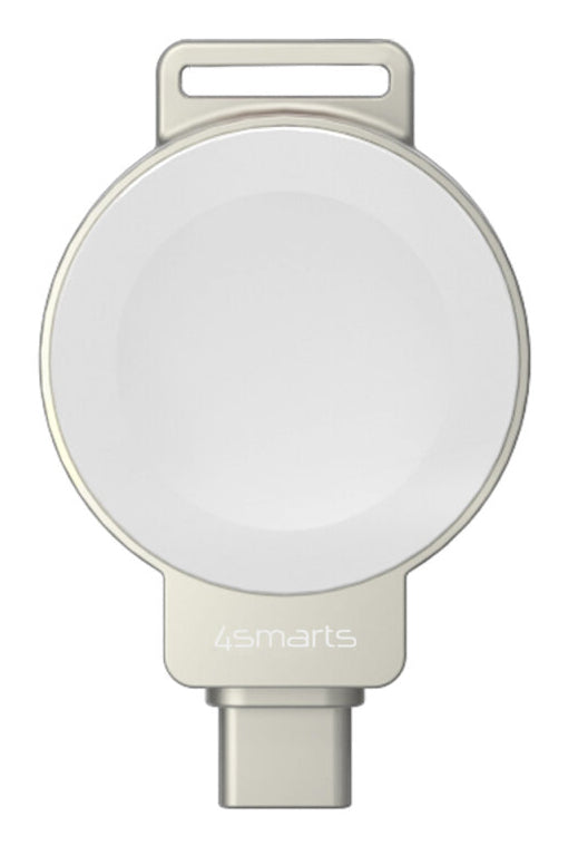 4smarts 541476 Kabelloses Ladegerät 2,5 W – Qi, MagSafe – für Apple Watch (Serie 2–10, Ultra, SE 2. Gen.)