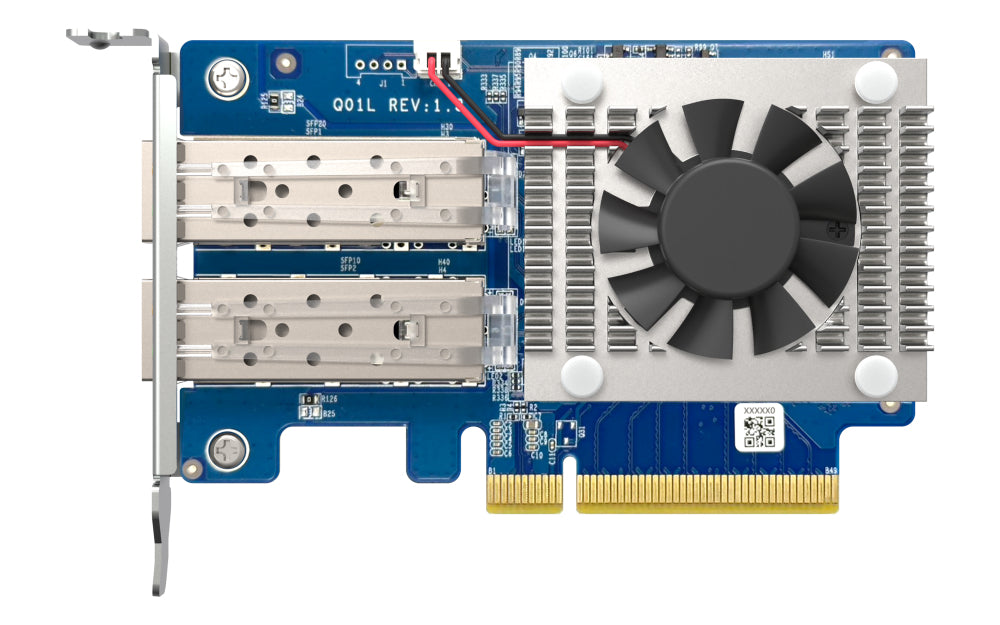 QNAP PCIe 10GbE SFP+-Karte – 2×SFP+ 10G, PCIe 3.0