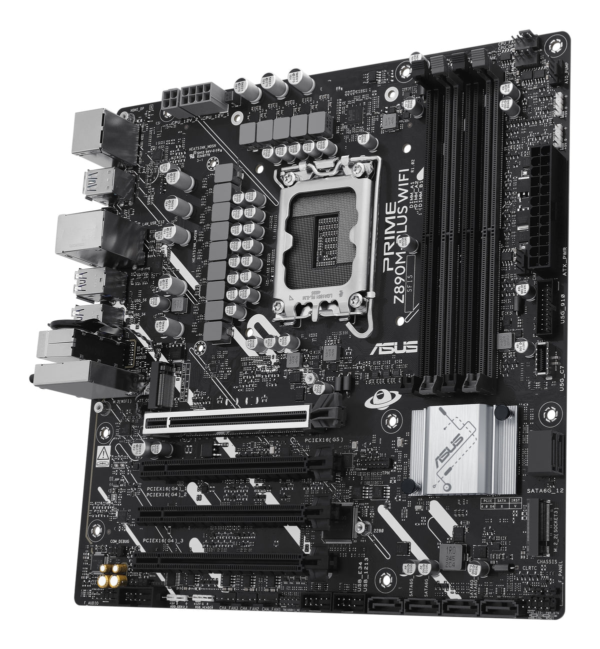 ASUS PRIME Z890M-PLUS WIFI – Mainboard – LGA 1851 (Socket V1), Intel Z890, mATX, DDR5