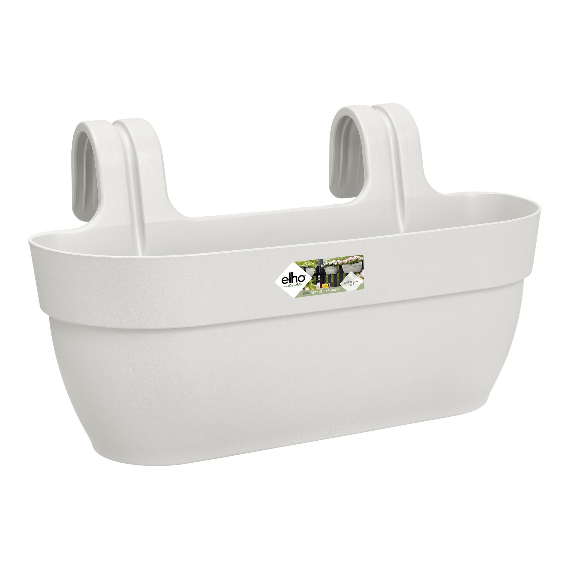elho Campana Easy Hanger – Hängeblumentopf – 7500 ml – Kunststoff, weiss