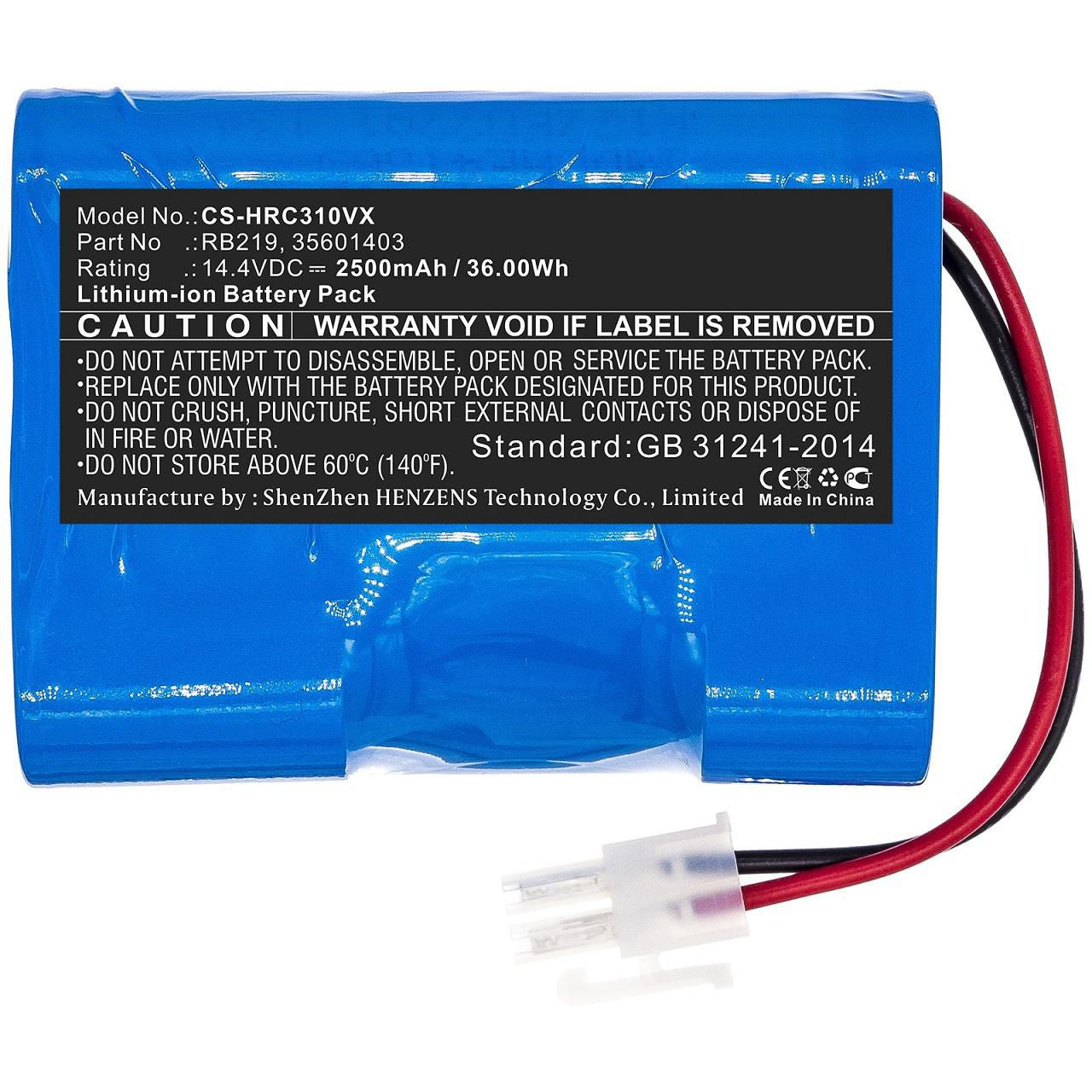 CoreParts Akku 36 Wh – für Hoover RBC030/RBC030/1011/RBC030011