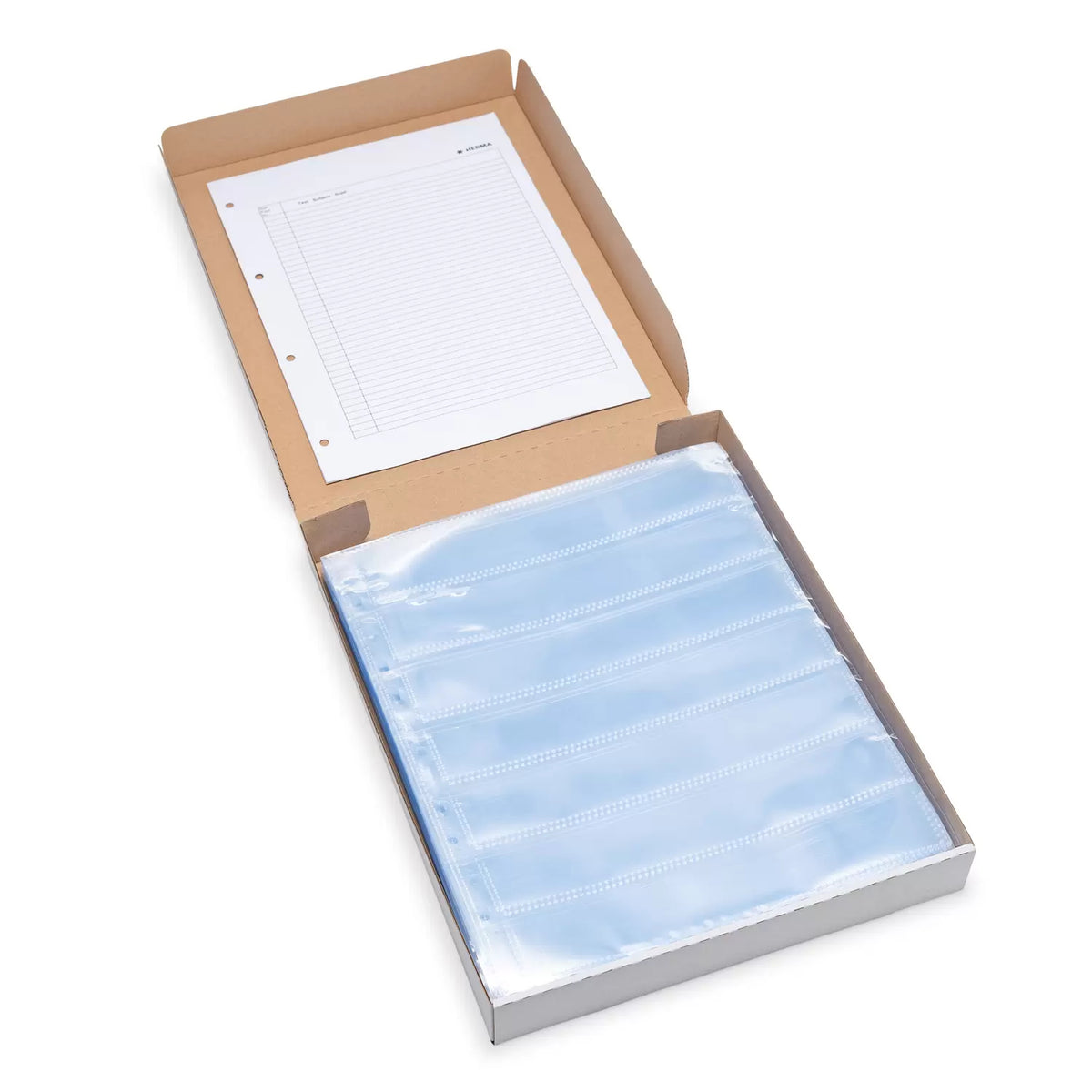 HERMA Negativhüllen – für 7 × 5 Negative, 100 Stück, transparent, PP