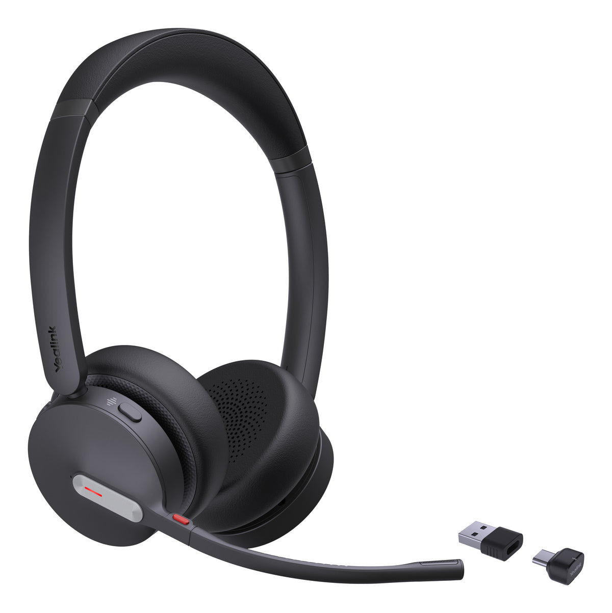 Yealink BH70 Dual UC – Duo Headset, On-Ear – Bluetooth – Schwarz, für PC/Mac u. a., bis 35 h