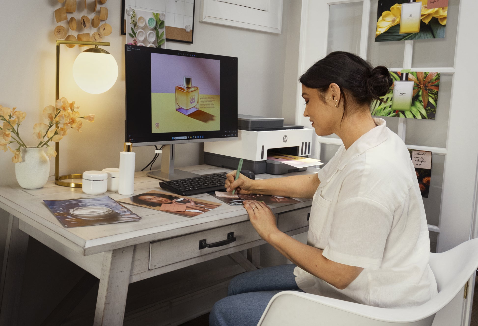 HP Smart Tank 7305 – Farbtintenstrahl-Multifunktionsdrucker, A4, 3-in-1, Duplex, ADF, WLAN/LAN, AirPrint