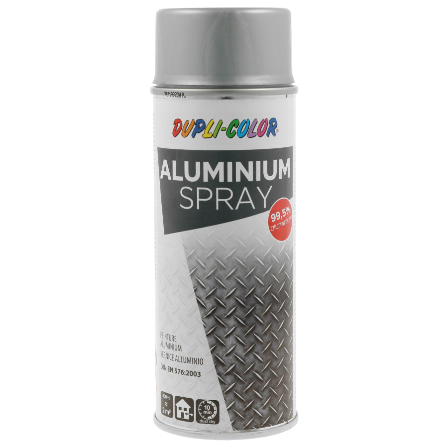 Dupli-Color Korrosionsschutz-Farbspray – Silber, matt – 400 ml – für Metall, Kunststoff, Holz