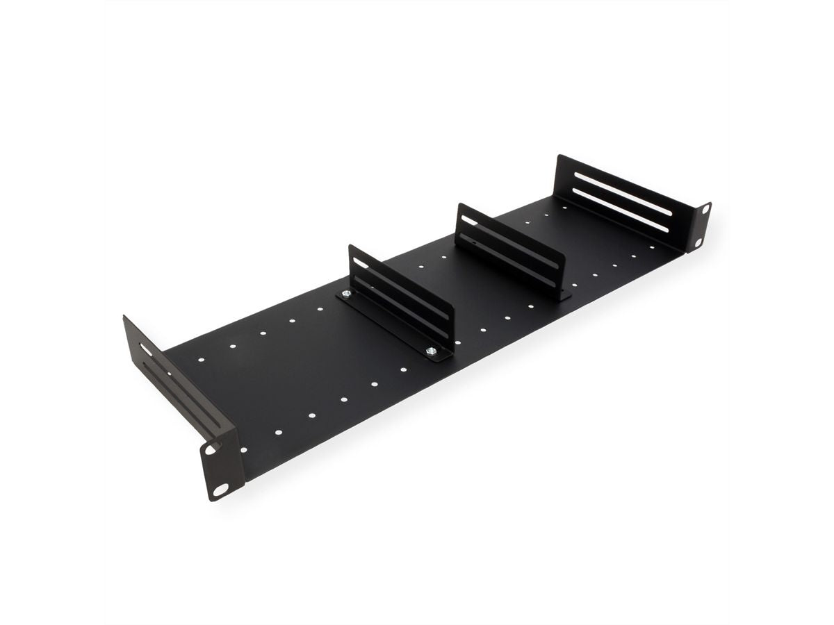 VALUE Rack-Regalboden 19" – 1U – 483 × 154 × 44 mm – 6 kg – schwarz – Stahl