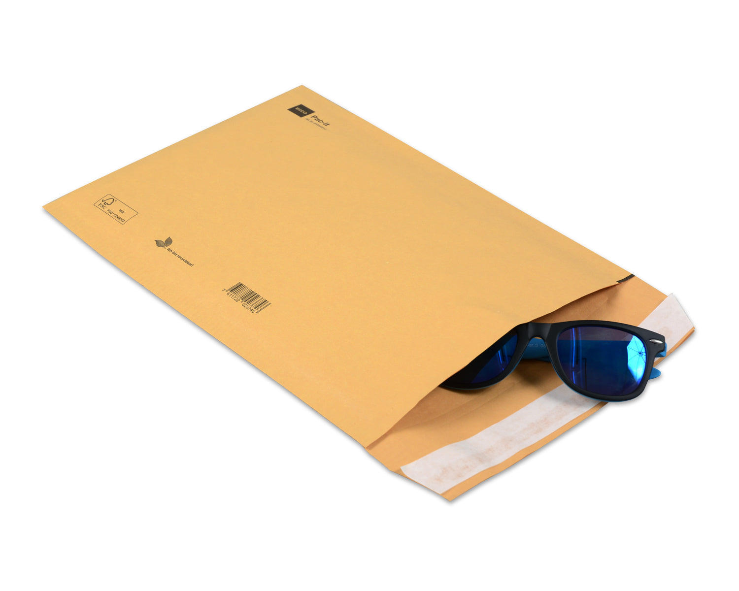 Elco Papierpolstertasche – 170 × 225 mm, Braun – 100 Stück
