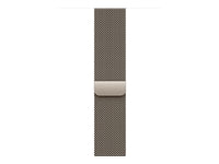 Apple 46 mm – Milanese Schlaufe, Natural, M/L
