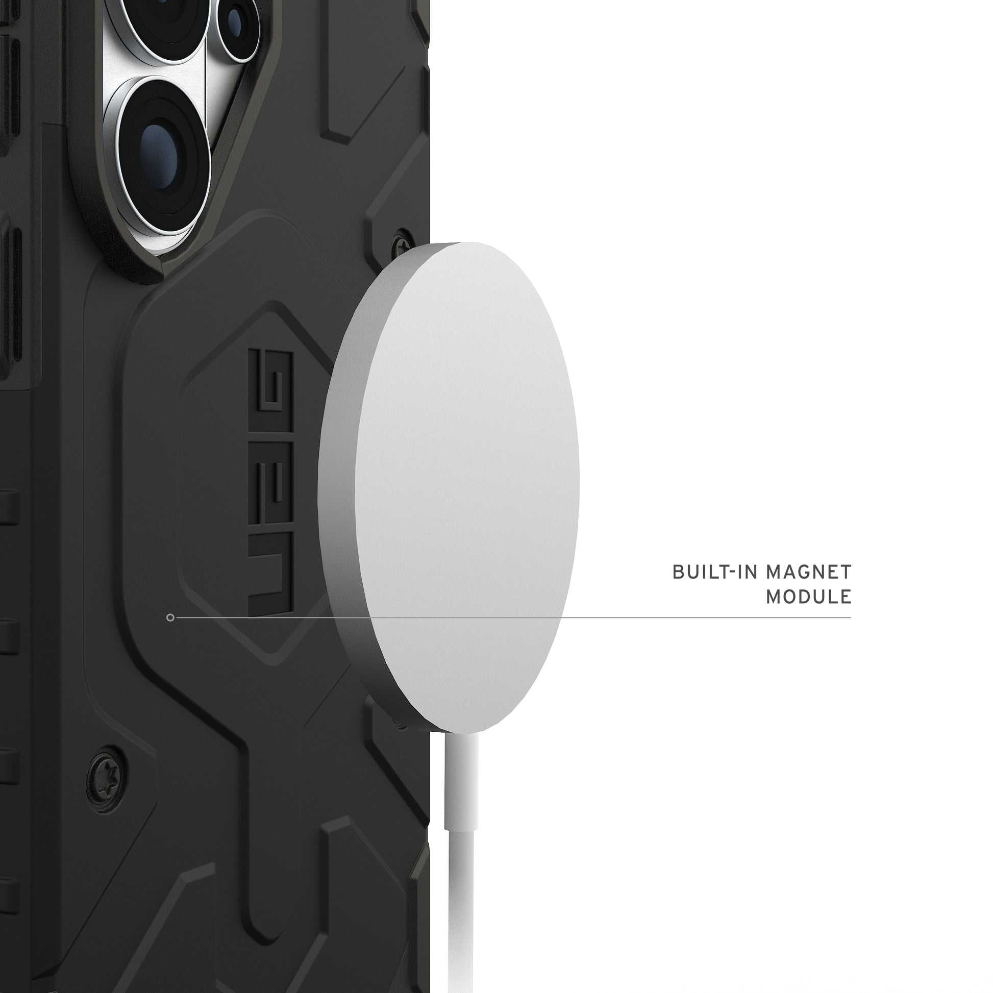 Urban Armor Gear UAG Pathfinder Backcover – für Samsung Galaxy S26 Ultra, MagSafe, PC, Schwarz