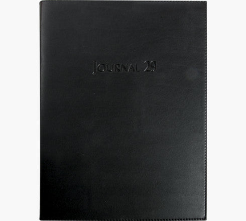 Exacompta Barbara – Tagesagenda 2027, 1 Tag/1 Seite, A4, PVC-Umschlag, Schwarz