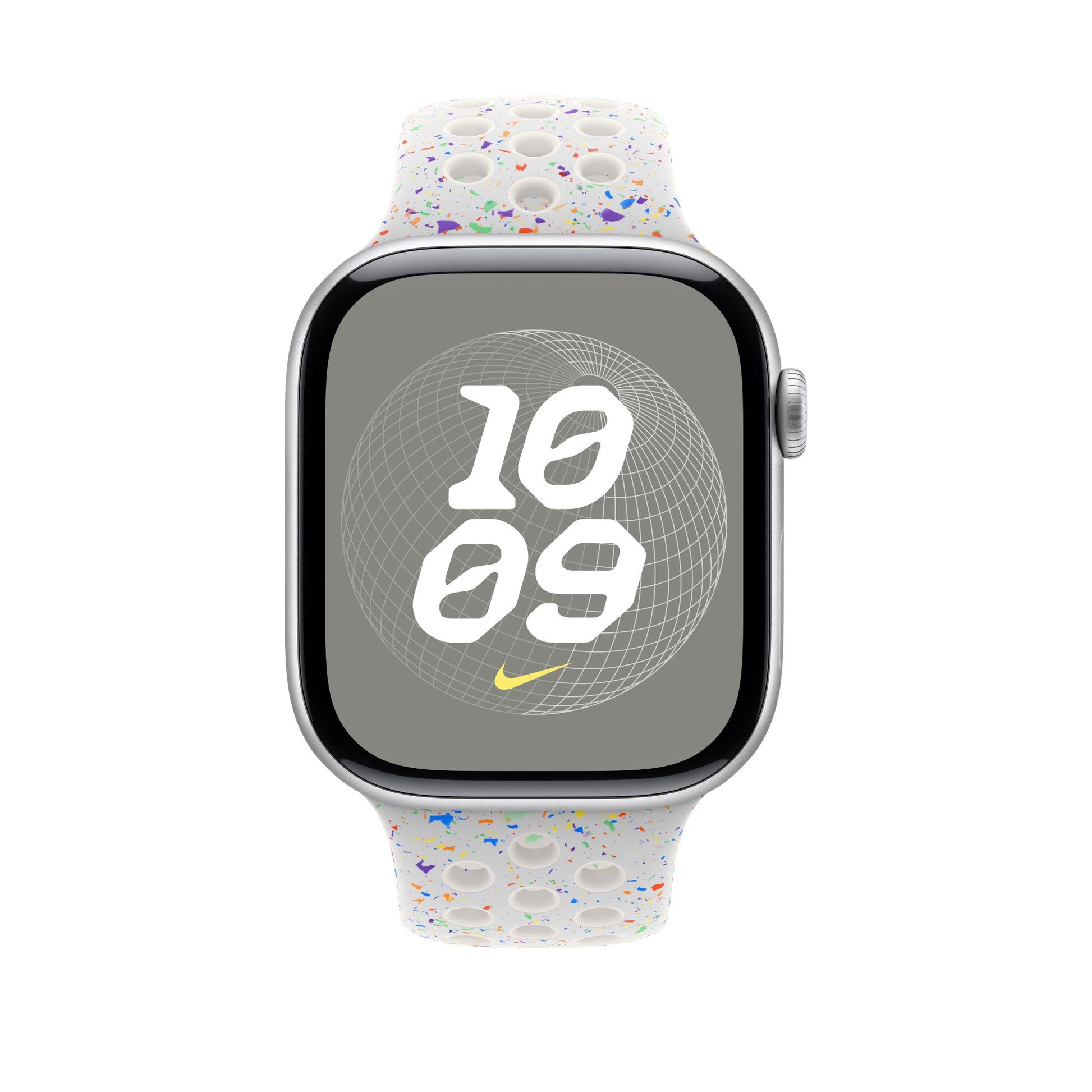 Apple Sportarmband – Platin, M/L, für Apple Watch