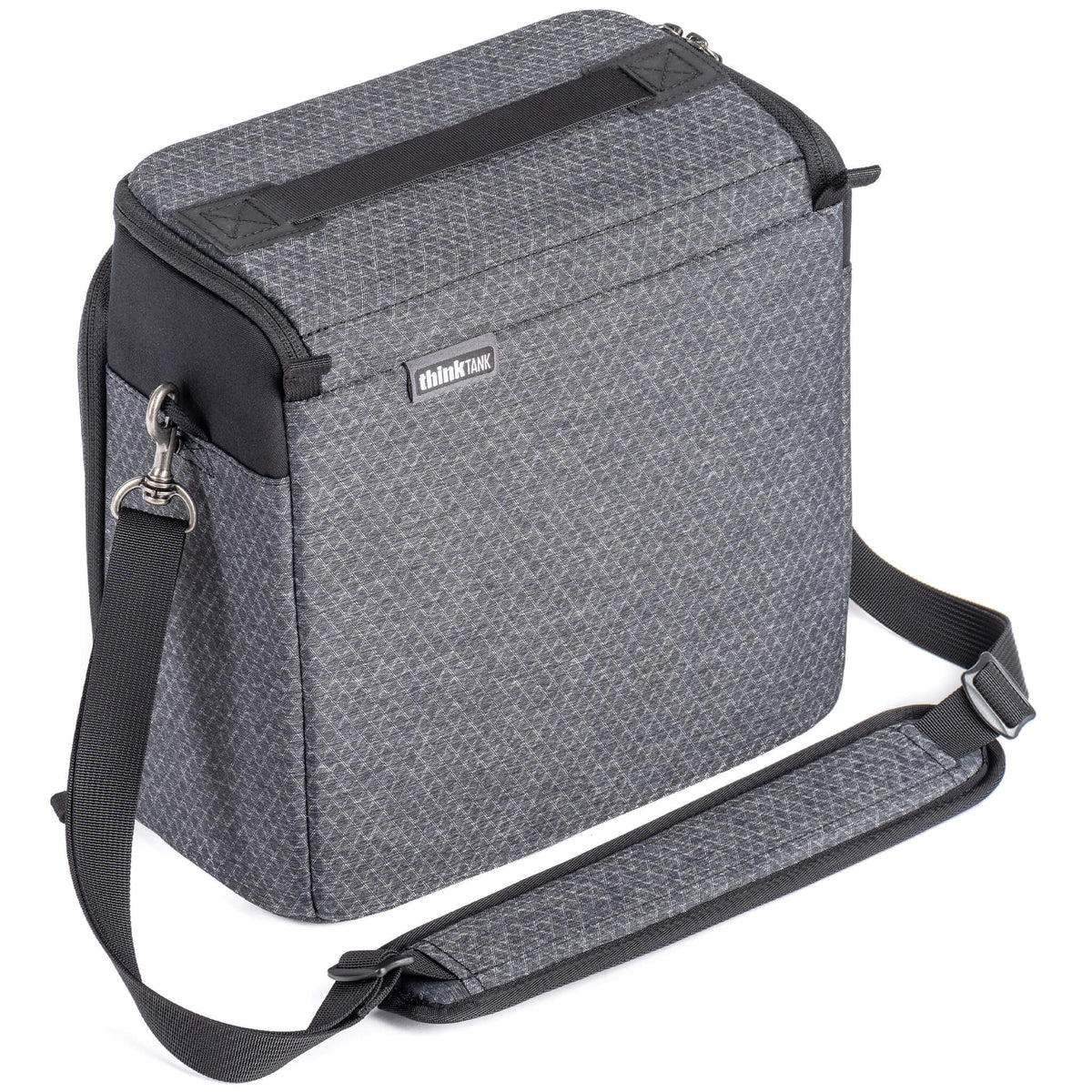 Think Tank Stash Master M Umhängetasche – Nylon, Polyurethan – Grau – 10 l – für DSLR und Systemkameras
