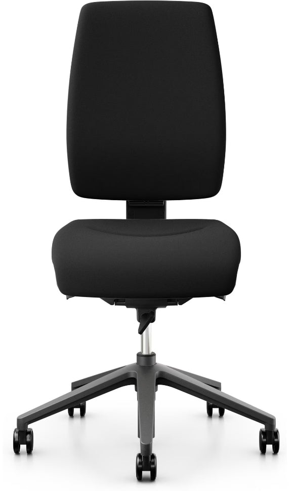 Giroflex Bürostuhl 68 – Sitzhöhe 40–52 cm, 120 kg, Schwarz