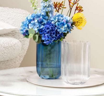Villeroy & Boch Vase Fleur, Glas, Transparent, 22 cm