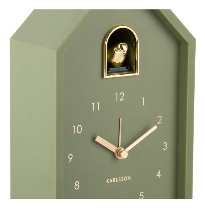 Karlsson Wanduhr Destacado – Ø 28 cm, blau, Kunststoff
