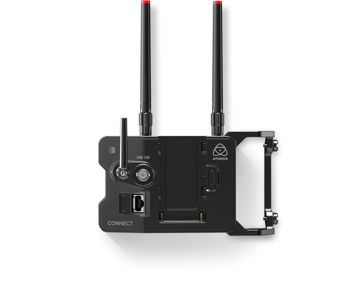 Atomos Connect – Aktiver Videokonverter – WLAN, 1 Gbit/s, SDI, RJ‑45 – für Ninja V/V+ – Schwarz, ABS