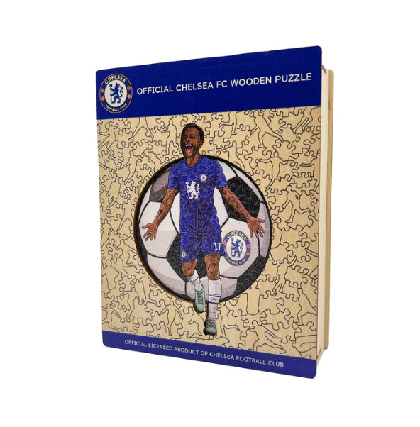 Iconic Puzzles Puzzle Chelsea FC – Raheem Sterling – 270 Teile – 30 × 42 cm – ab 14 J. – Holz – FSC
